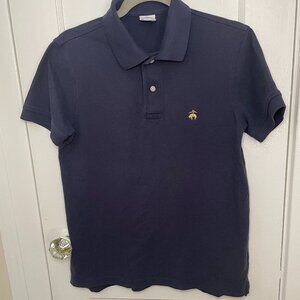 Mens Brooks Brothers Navy Performance Polo Size Small